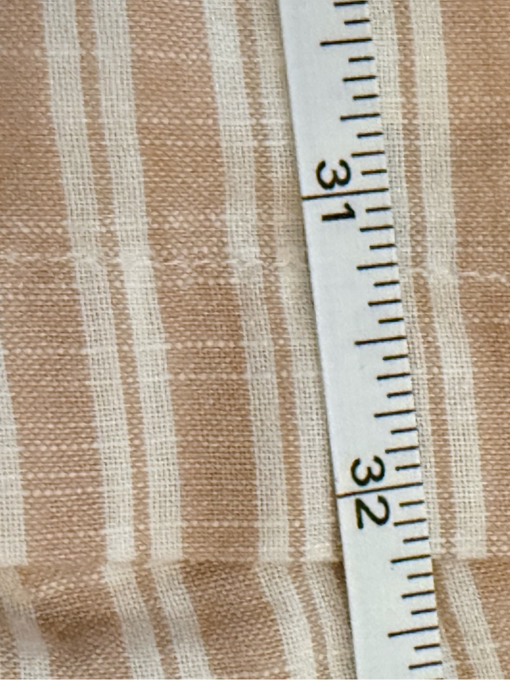 Abercrombie & Fitch Beige and White Striped cotton dress with pockets XL NWT - Picture 7 of 9
